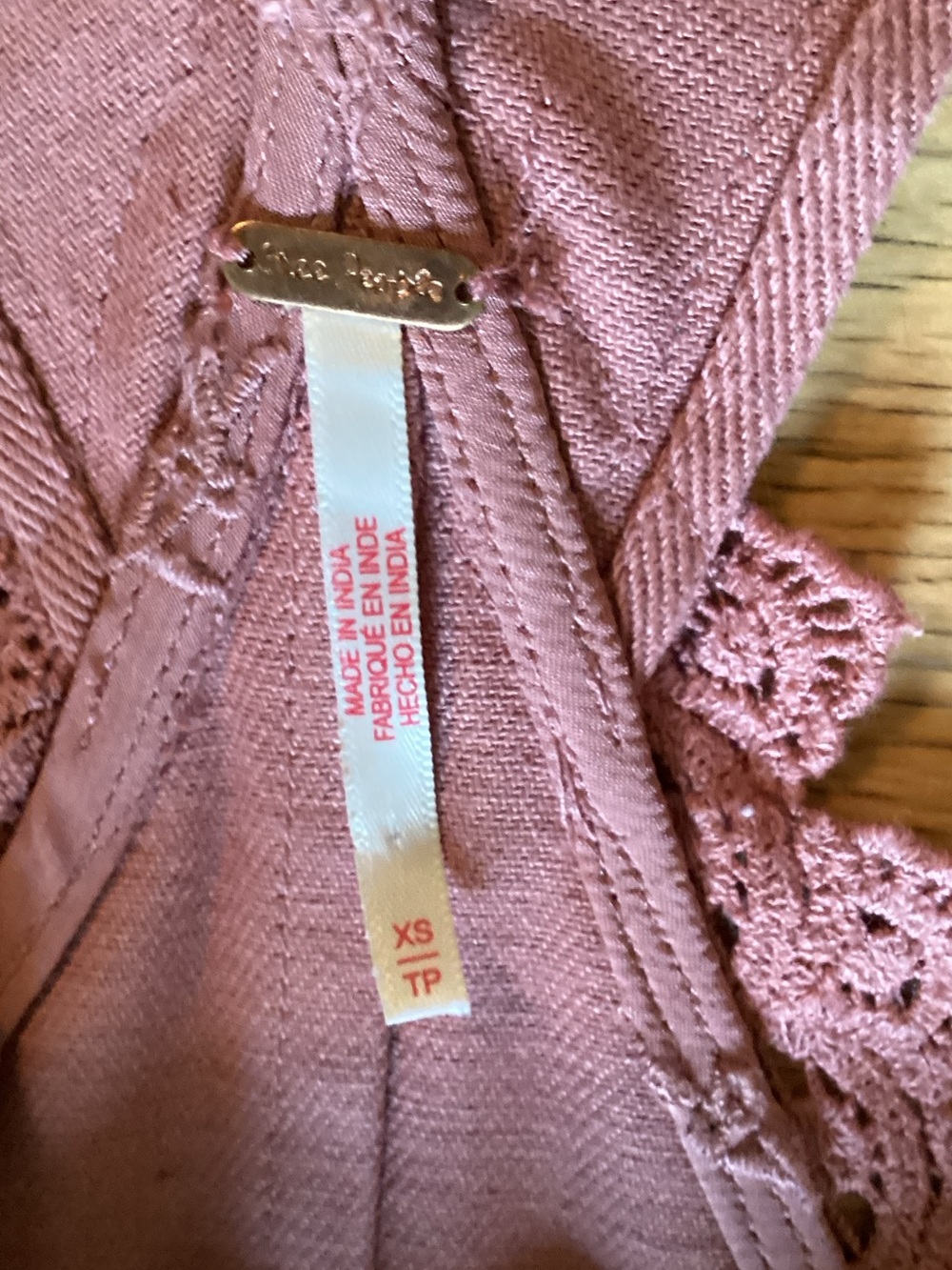 Free People Dusty Rose Pink Cotton Maxi Skirt Overalls - Picture 14 of 16